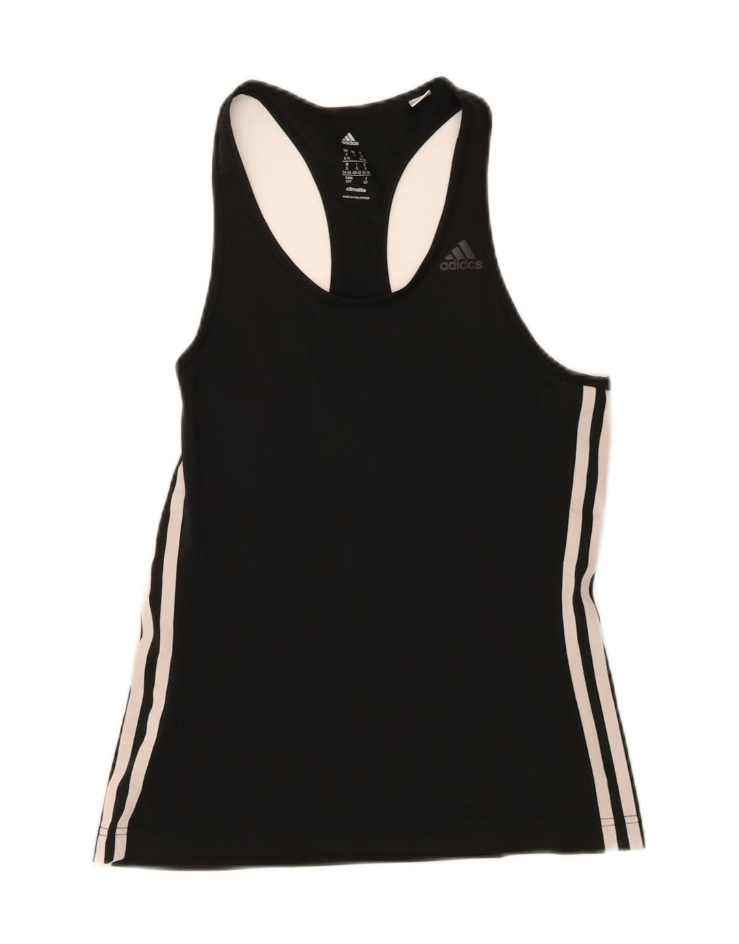 Vest Top Climalite pentru femei Adidas UK 8/10 Poliester negru mic