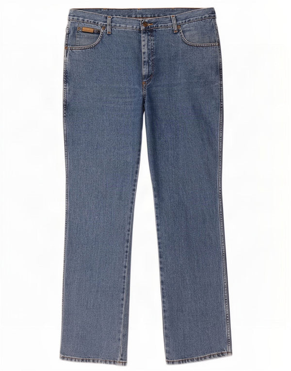 Blugi drepte pentru bărbați Wrangler Texas W38 L34 Bumbac albastru