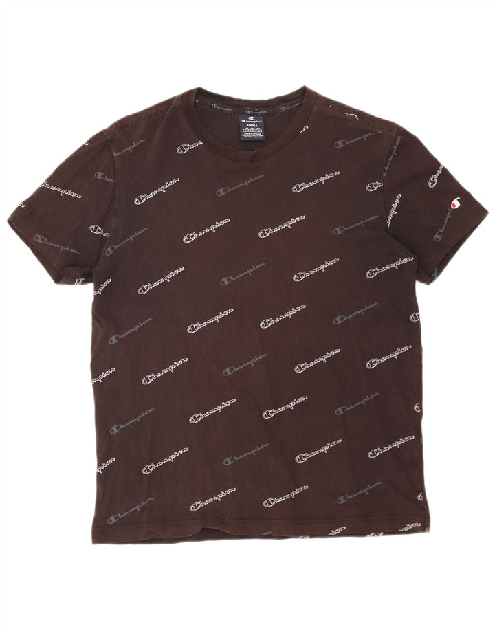 Tricou grafic pentru bărbați CHAMPION Top Mic Negru