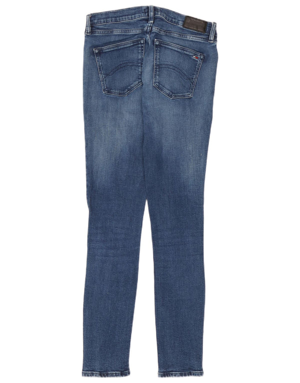 Blugi skinny Tommy Hilfiger pentru femei Nora cu talie medie W28 L30 bumbac albastru