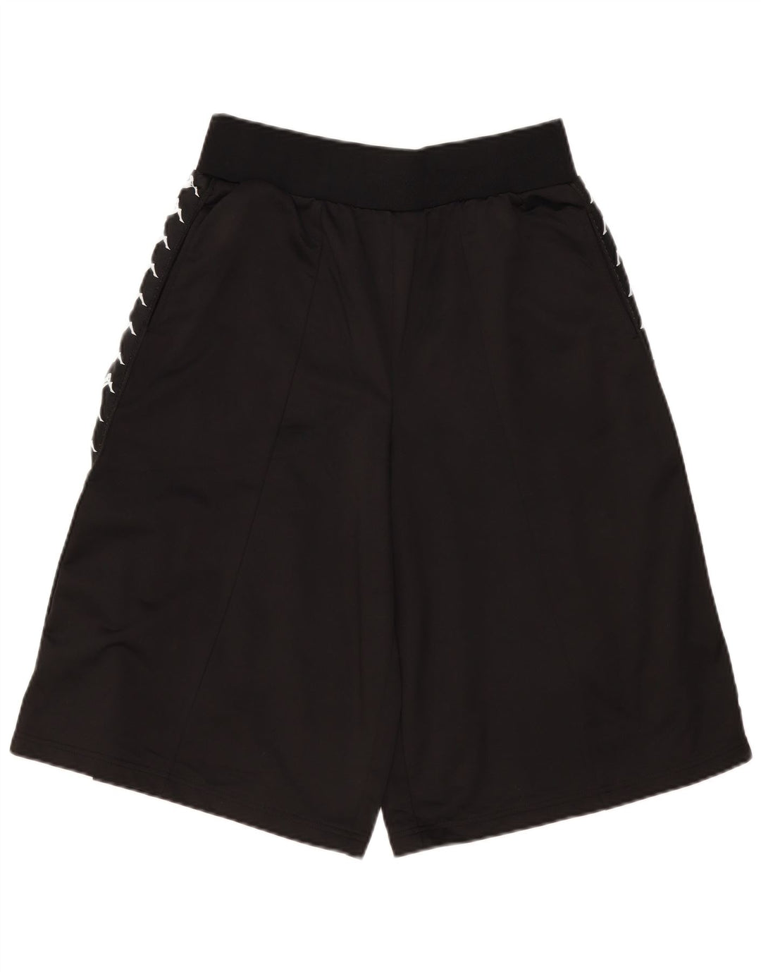 Pantaloni scurți de sport grafic Kappa pentru bărbați, negru