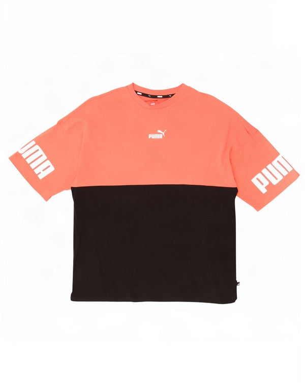 Tricou grafic Puma pentru bărbați Top mare, negru, color block, bumbac