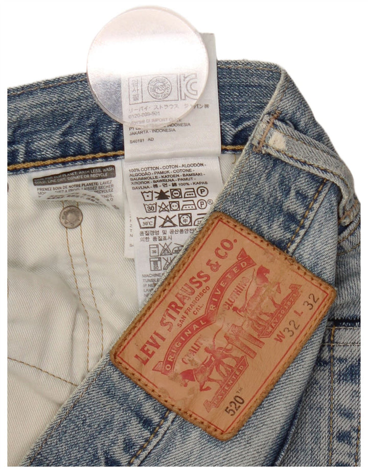 Blugi conici pentru bărbați Levi's 520 W32 L32 Bumbac albastru
