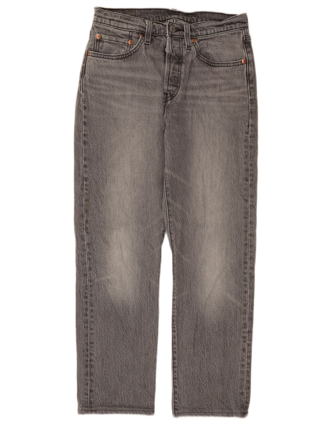 Blugi drepti 501 pentru femei Levi's W27 L28 bumbac gri