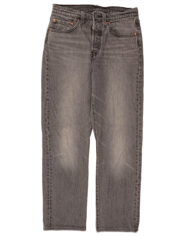 Blugi drepti 501 pentru femei Levi's W27 L28 bumbac gri
