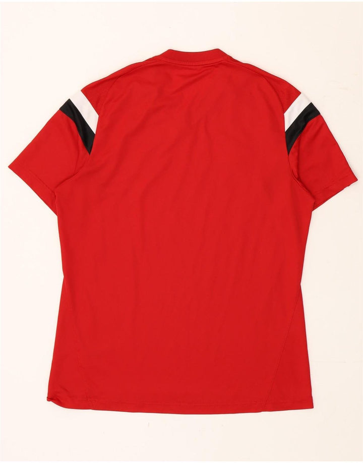 Tricou Adidas Climacool pentru bărbați Top mare, roșu, poliester color bloc