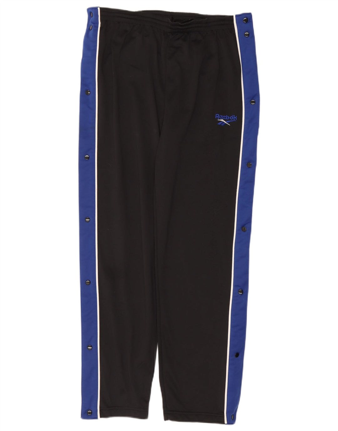 Pantaloni de trening pentru bărbați Reebok, negru, poliester color bloc