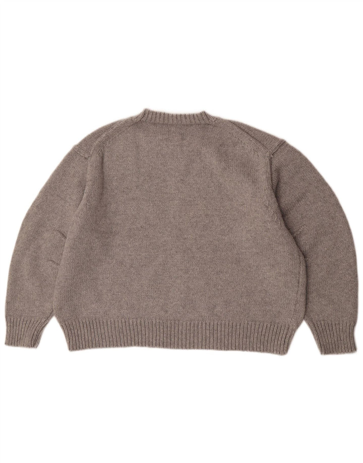 Pulover pentru damă Zara, cu gât turnut, UK 16, mare, gri, poliamidă