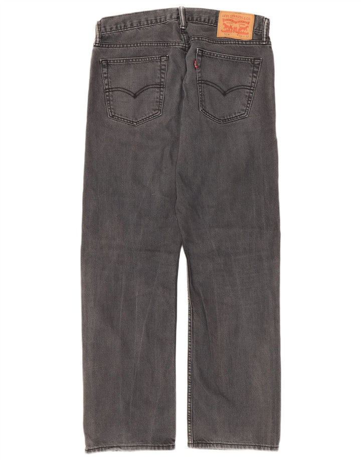 LEVI'S Blugi 514 drepti pentru bărbați W34 L32 bumbac gri