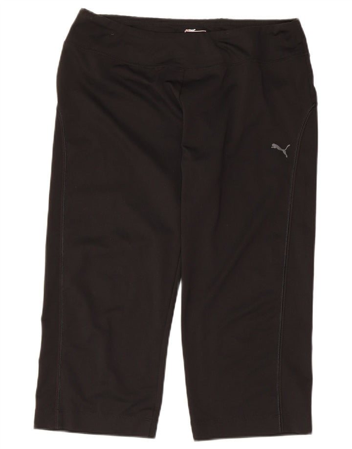 Leggings Capri Puma pentru femei UK 14, mare, negru, poliester