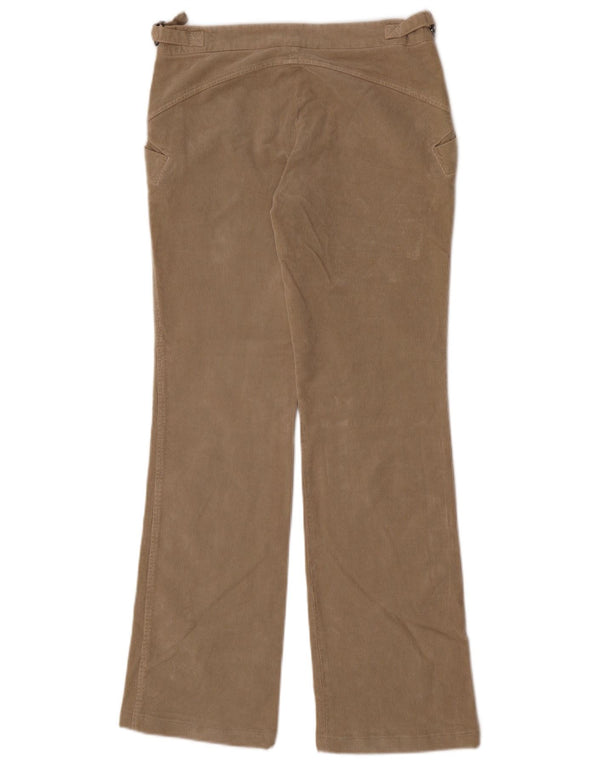 Cerruti 1881 Pantaloni Bootcut din velur pentru femei IT 42 Medium W30 L31 Bej