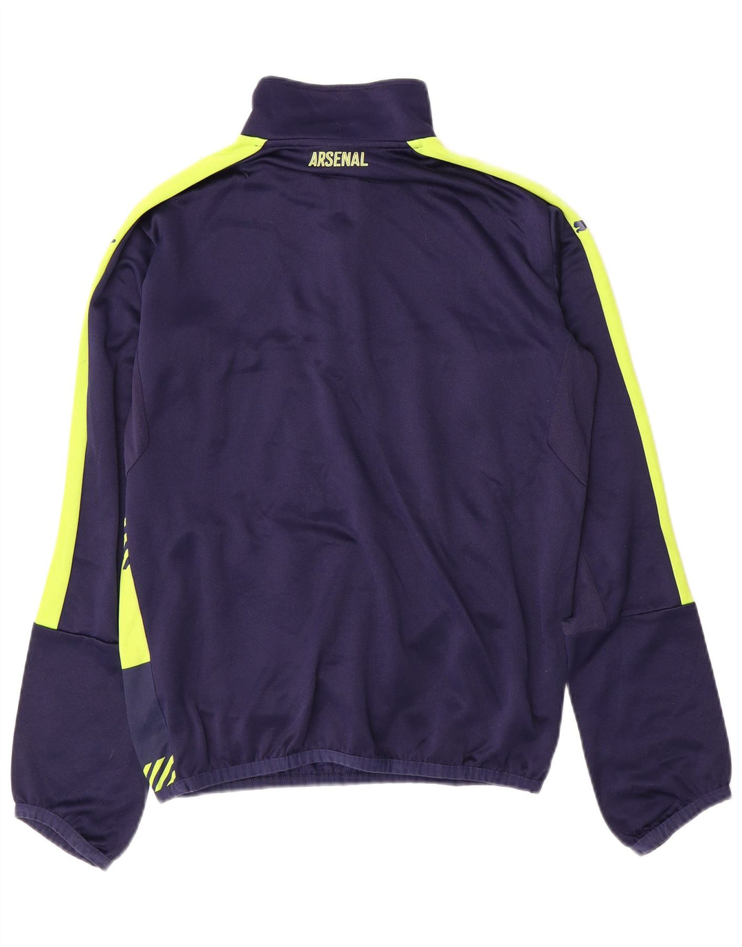 PUMA pentru bărbați Arsenal Pullover Trening Top Jacket Mic bleumarin cu dungi