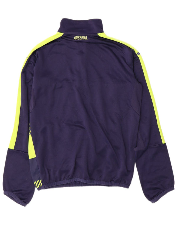 PUMA pentru bărbați Arsenal Pullover Trening Top Jacket Mic bleumarin cu dungi
