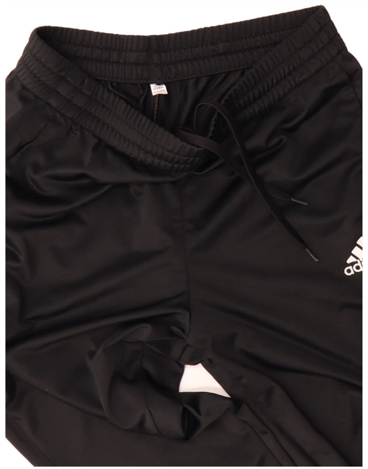 Pantaloni de trening pentru bărbați ADIDAS Joggeri poliester mediu negru