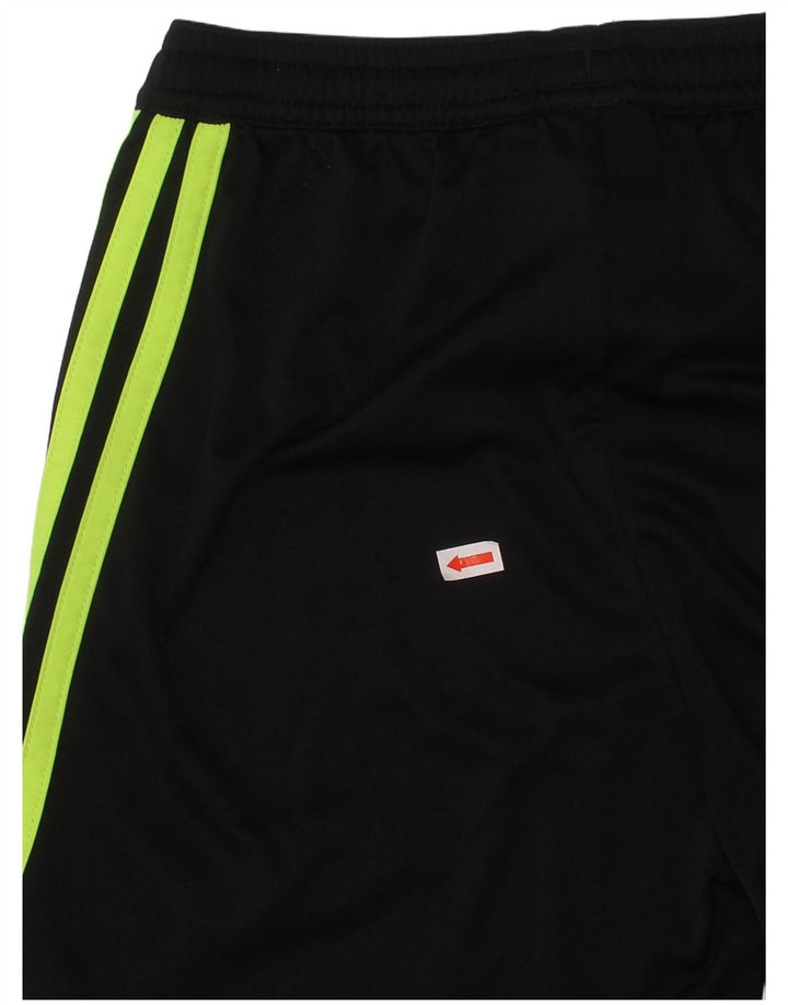 Pantaloni scurți sport Climalite ADIDAS pentru băieți 11-12 ani, negru, color block