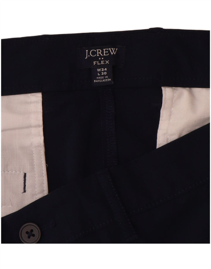 Pantaloni chino Flex Slim pentru bărbați J. Crew L34 L30 Poliester bleumarin