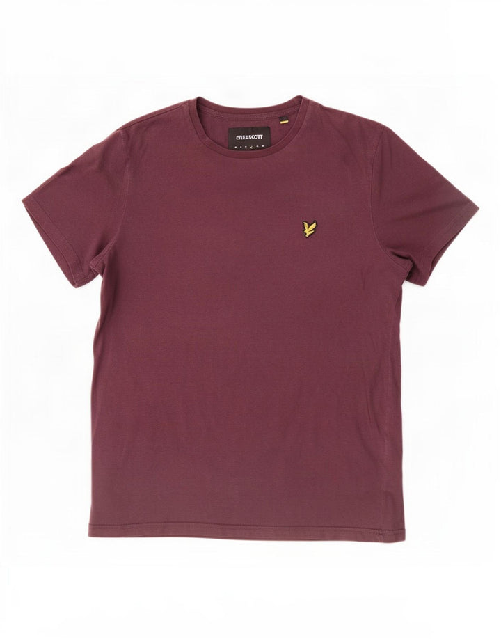 Tricou pentru bărbați Lyle & Scott Top mare din bumbac maro