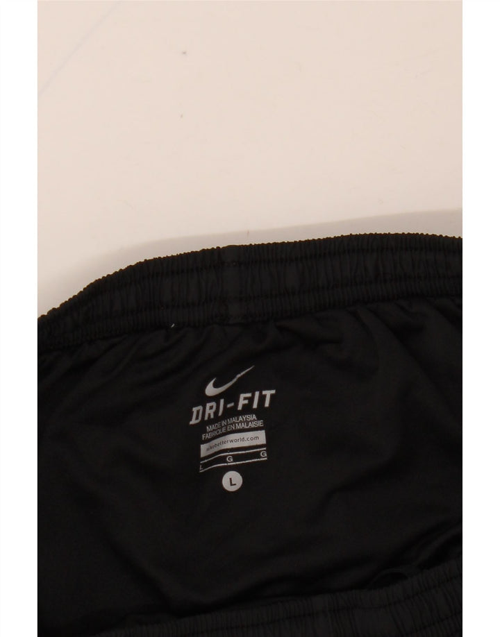 Pantaloni scurti sport NIKE Dri Fit pentru femei UK 14 Large Black