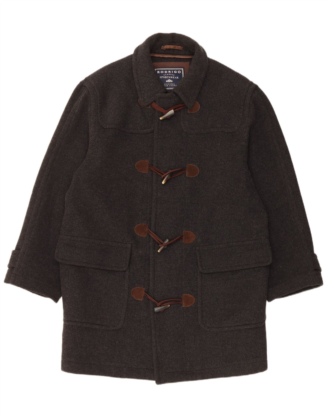 Duffle Coat pentru bărbați Rodrigo IT 48 Medium Negru Lână