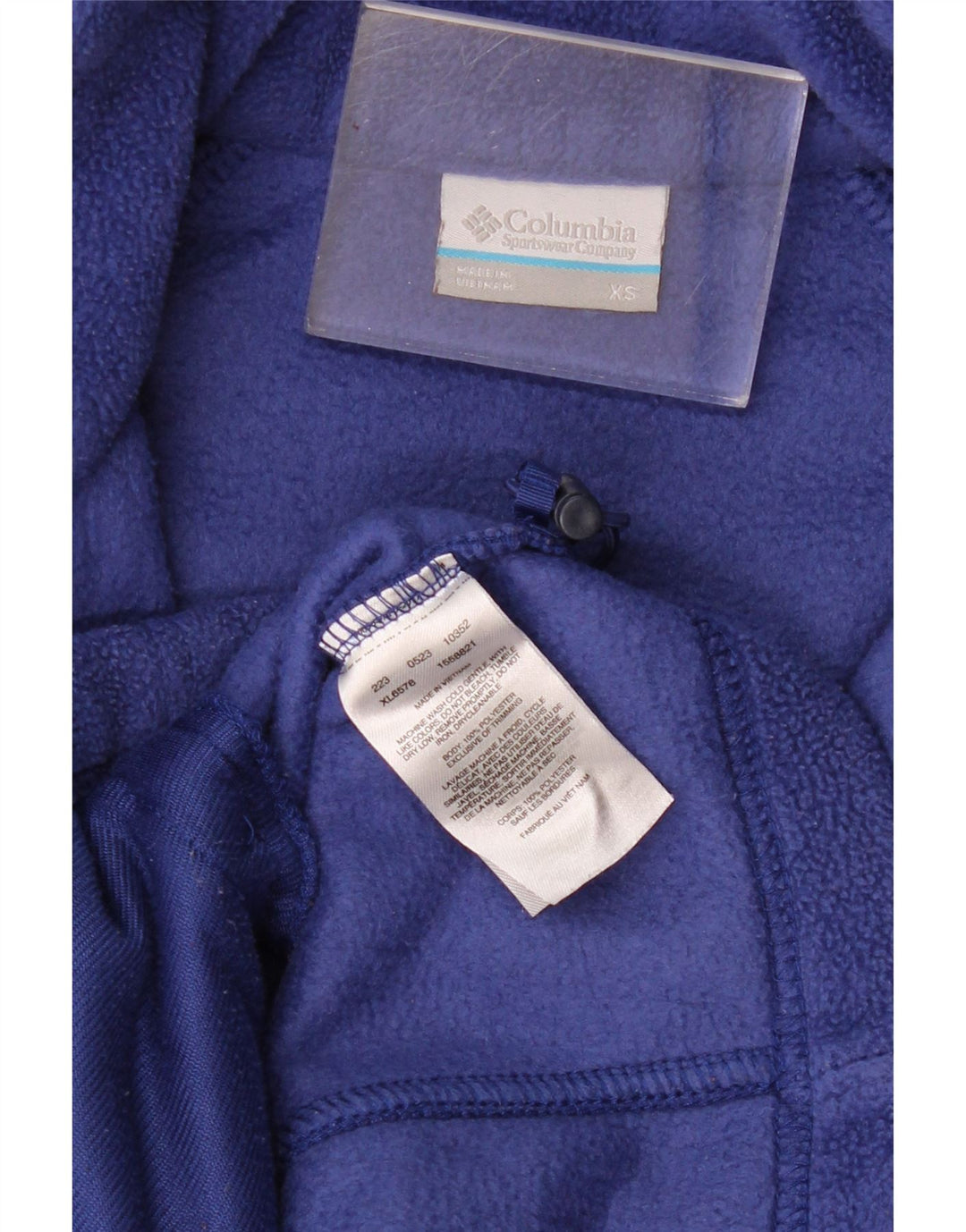 Jachetă fleece Columbia pentru femei UK 6 XS bleumarin poliester