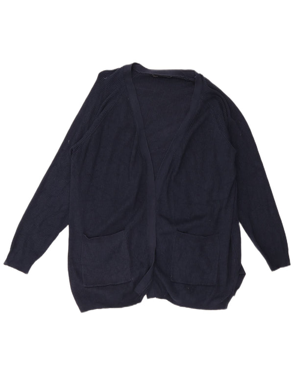 Pulover cardigan deschis pentru femei Marks & Spencer UK 14 mare bleumarin, viscoză