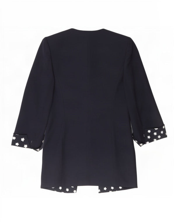 Jachetă pentru femei Luisa Spagnoli cu paragate IT 48 XL Bleumarin Floral