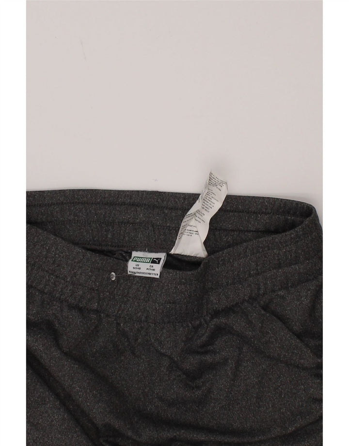 Pantaloni scurți sport Puma pentru băieți 7-8 ani, mici, gri, poliester