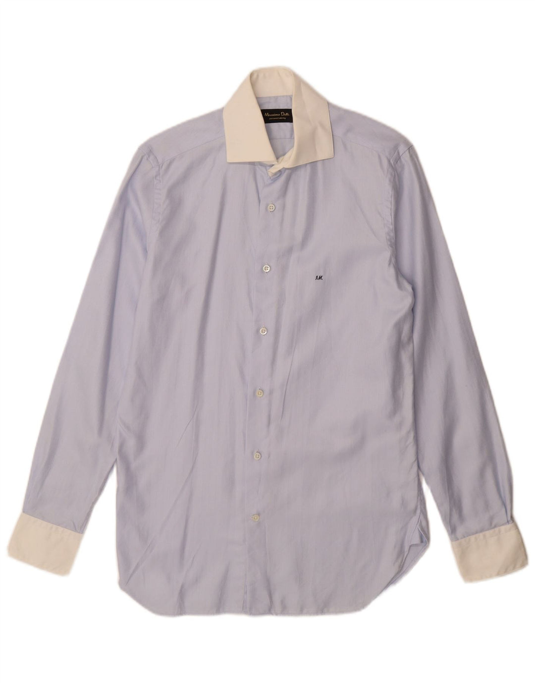 Cămașă Massimo Dutti Bărbați Mărimea 38 15 Medium Blue Herringbone