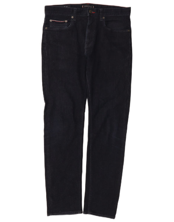 Blugi pentru bărbați Tommy Hilfiger Bleecker Slim W32 L30 Bumbac bleumarin