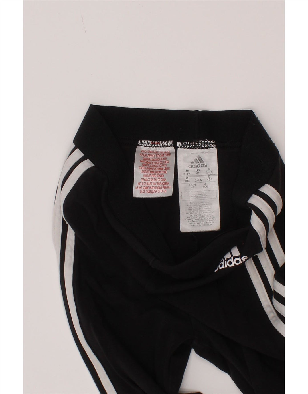 Adidas Fete Leggings 3-4 Ani Negru Bumbac
