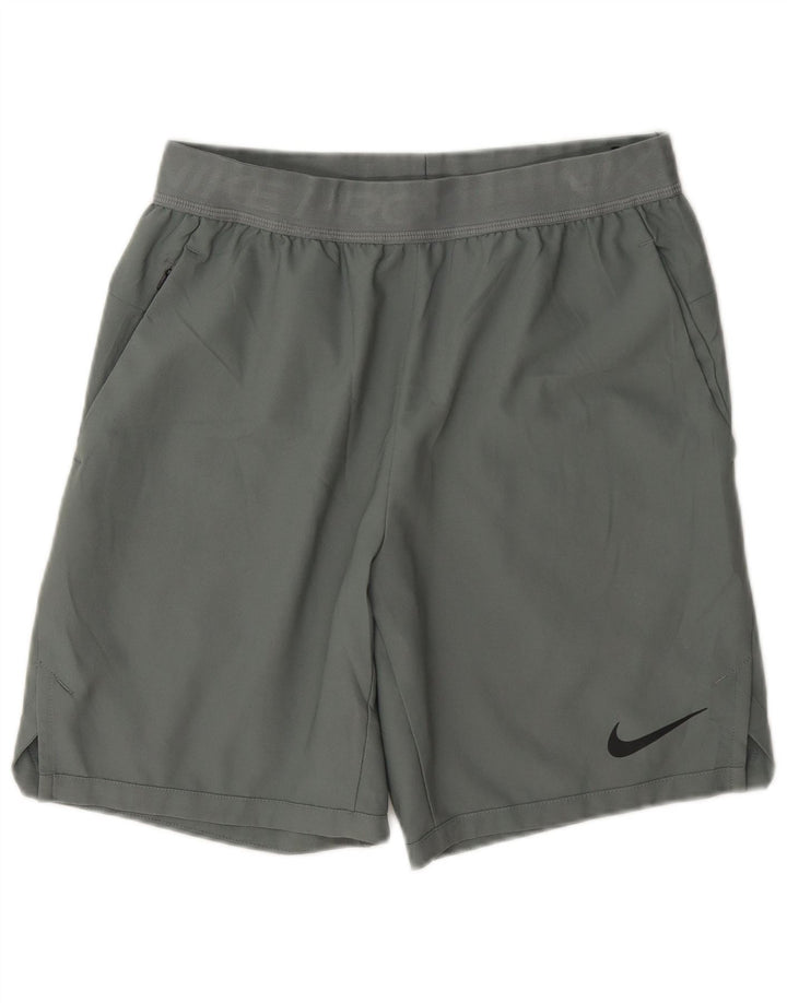 Pantaloni scurți sport standard Nike Dri Fit Graphic pentru bărbați, gri, poliester