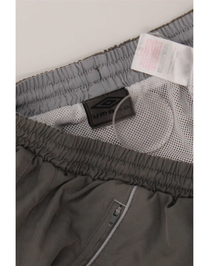 Pantaloni scurți sport Umbro pentru bărbați, mari, gri, poliester