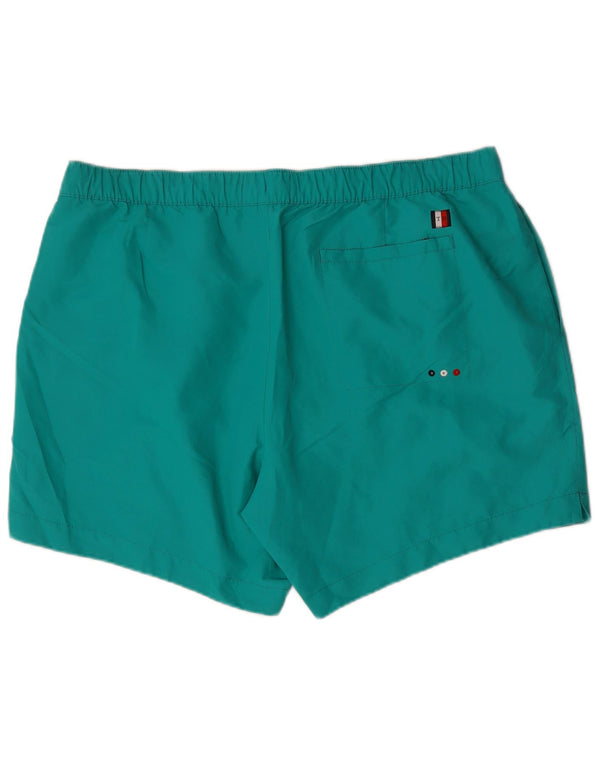 Pantaloni scurți de înot Tommy Hilfiger pentru bărbați, cu croiala normală, 4XL, turcoaz