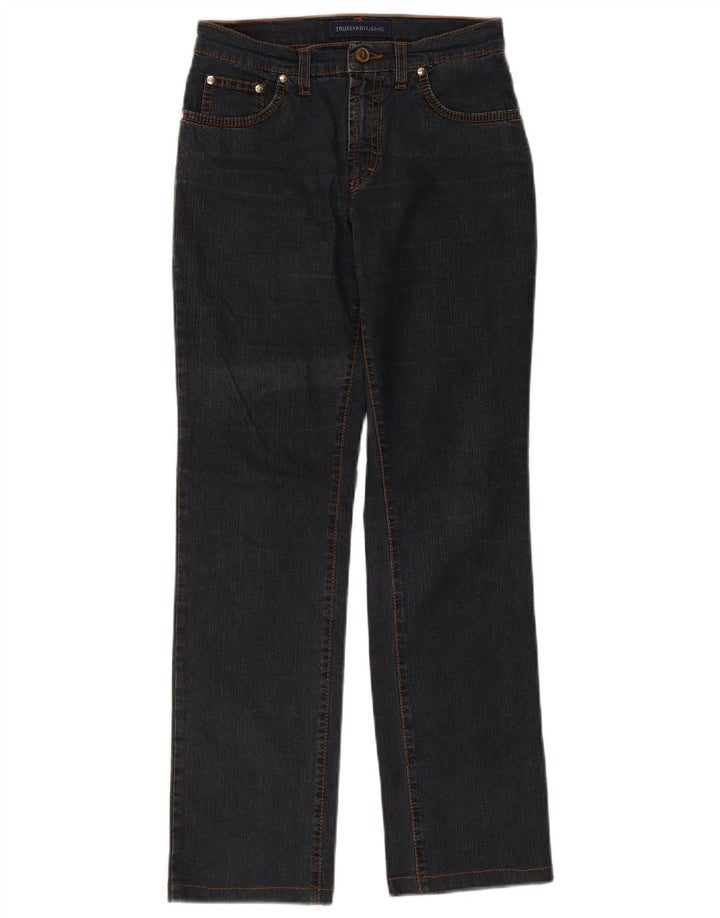 Blugi drepti pentru femei Trussardi W26 L29 Bumbac bleumarin