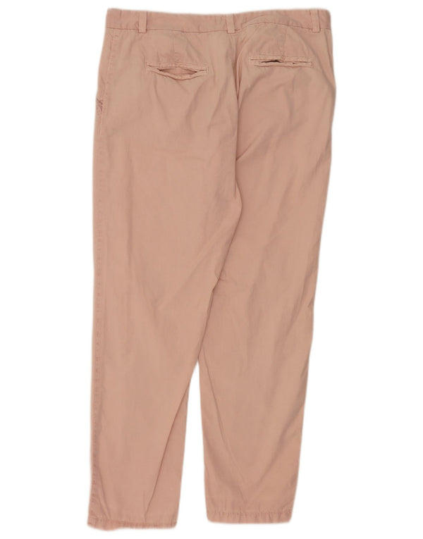Pantaloni chino drepti pentru femei Marks & Spencer UK 14 Large W34 L28 Pink