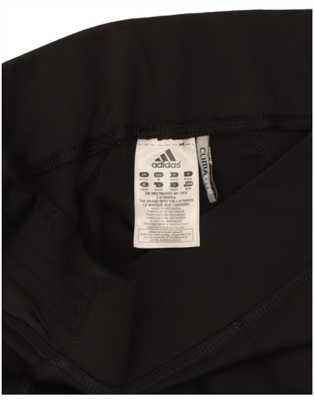 Pantaloni de trening Adidas pentru femei UK 12/14 Poliester mediu negru