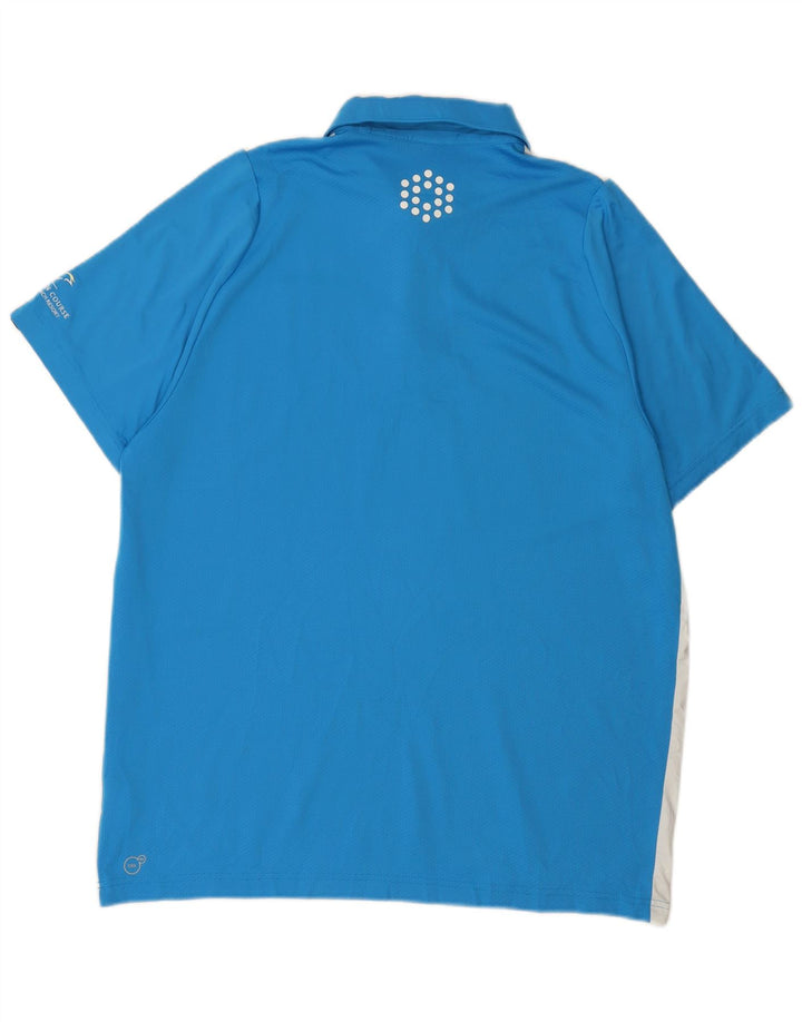 Tricou polo pentru bărbați PUMA XL, albastru, poliester color bloc
