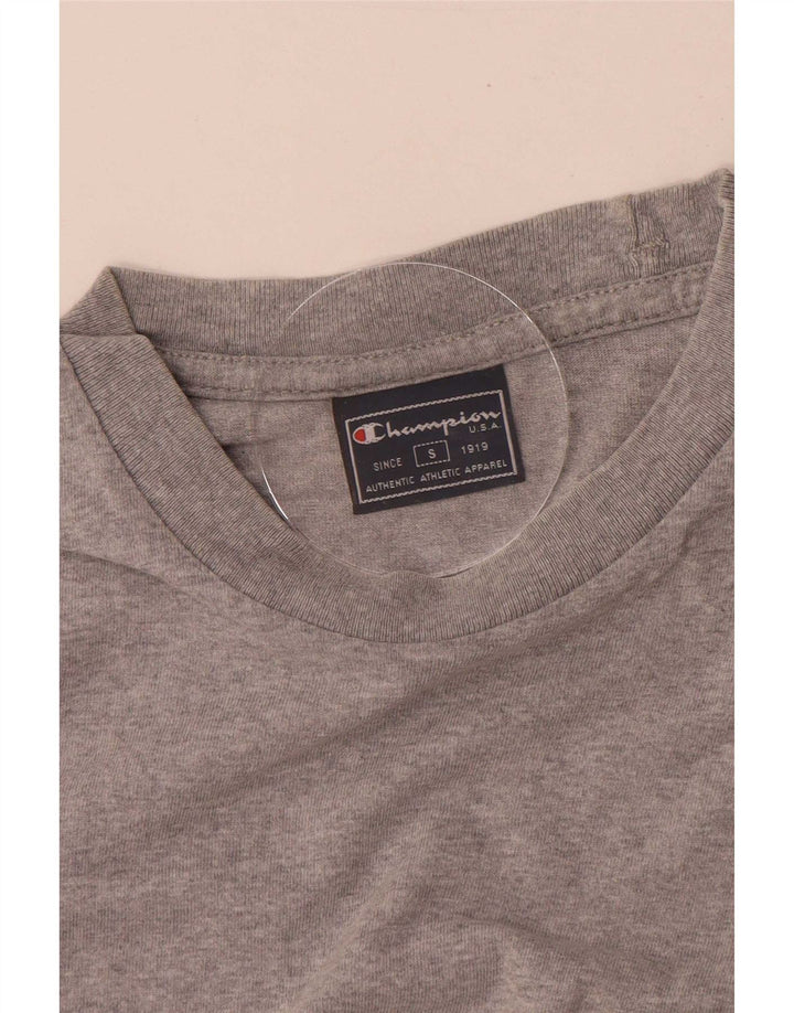 Tricou grafic pentru bărbați Champion Top mic, gri bumbac