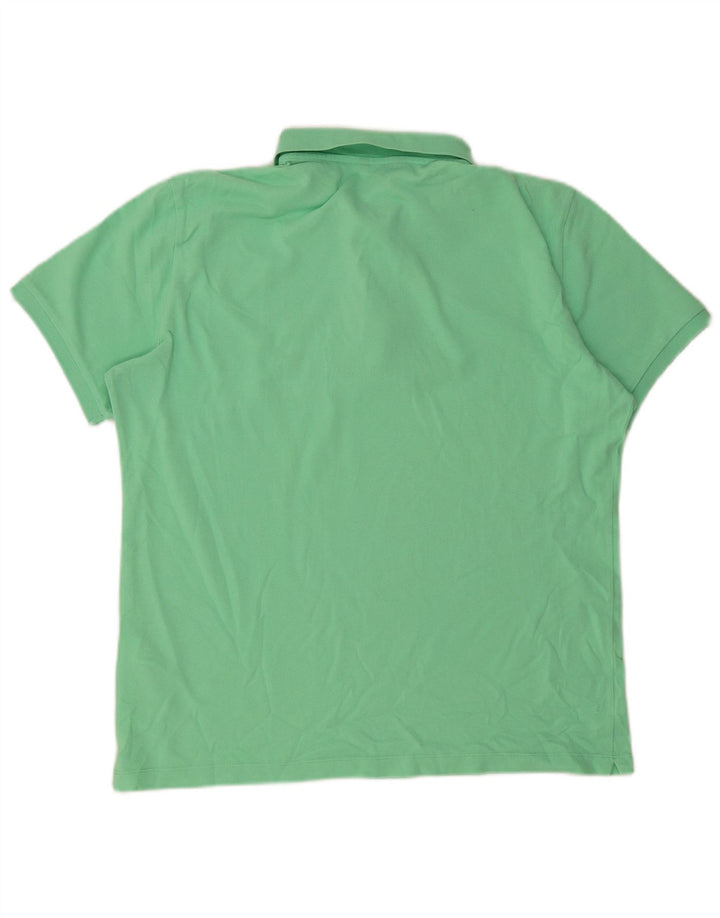 Tricou polo pentru bărbați MASSIMO DUTTI, bumbac verde mare