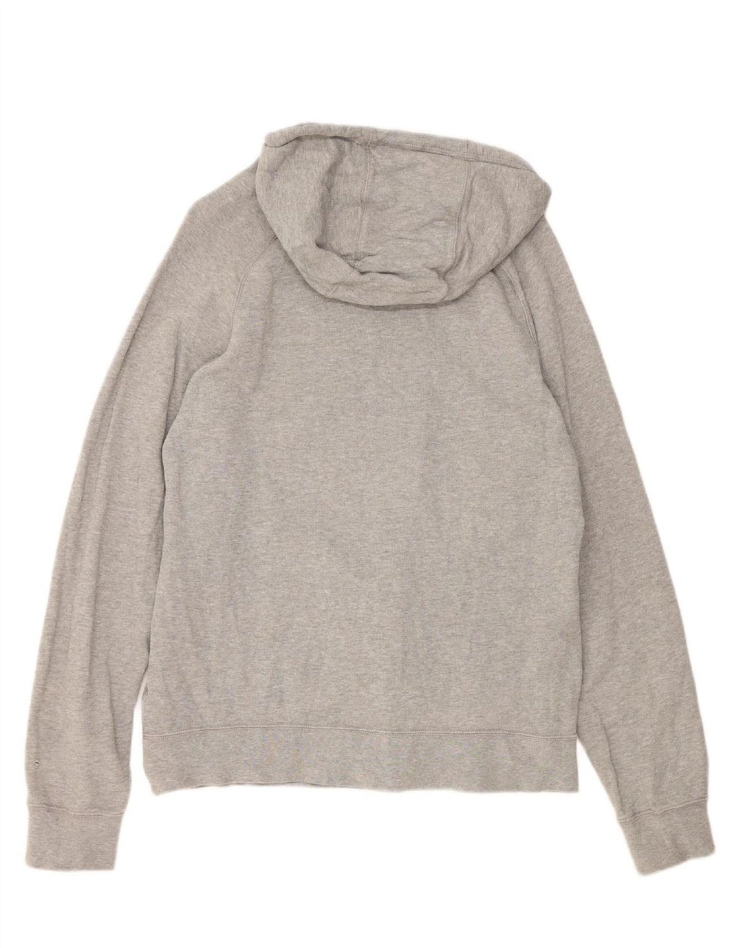 NIKE Mens Graphic Hoodie Jumper Medium Grey Cotton