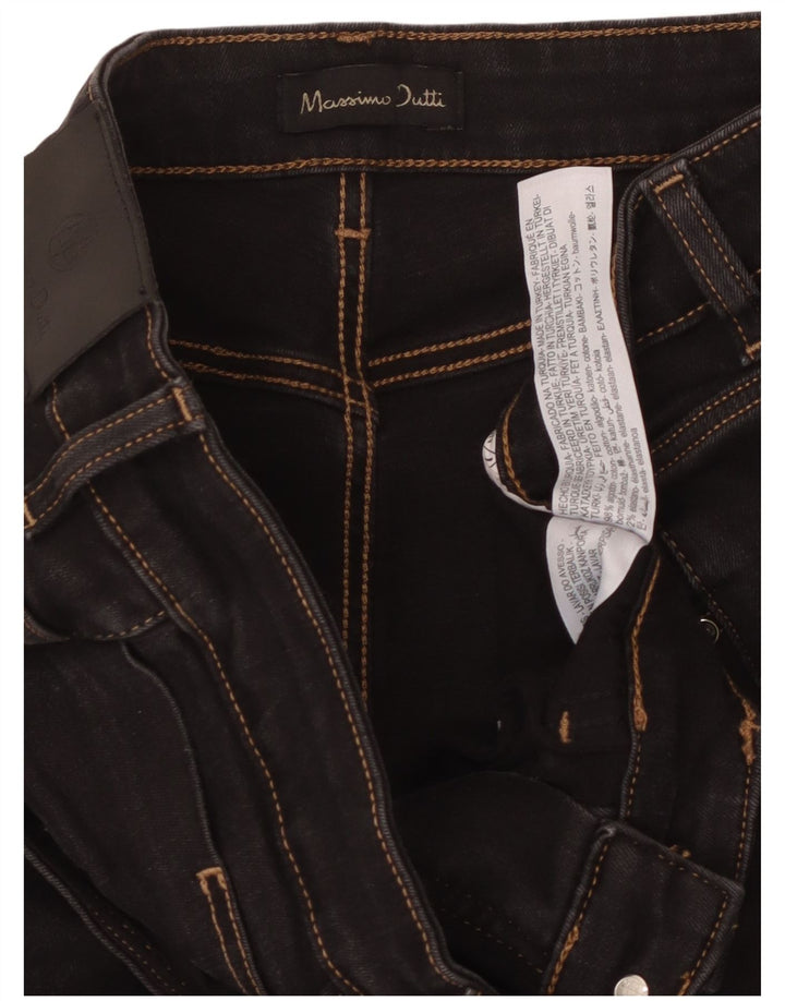 MASSIMO DUTTI Blugi Bootcut pentru femei EU 42 Large W32 L32 Bumbac negru