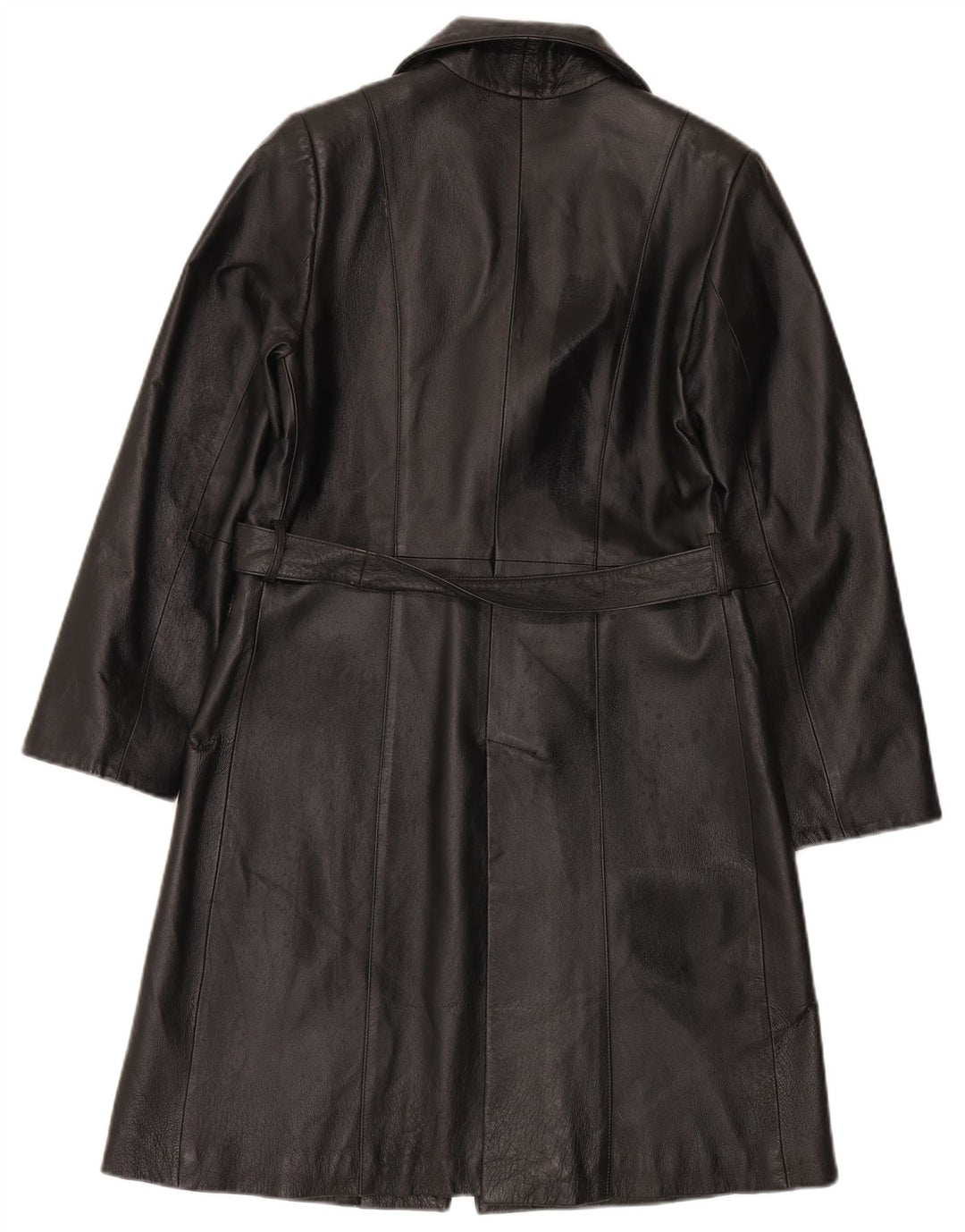 LAVORAZIONE ARTIGIANALE Palton din Piele Femei IT 44 Piele Neagra Medie