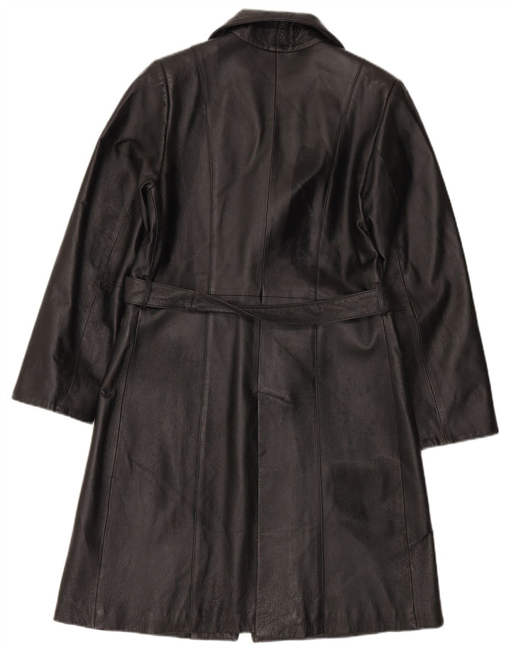 LAVORAZIONE ARTIGIANALE Palton din Piele Femei IT 44 Piele Neagra Medie