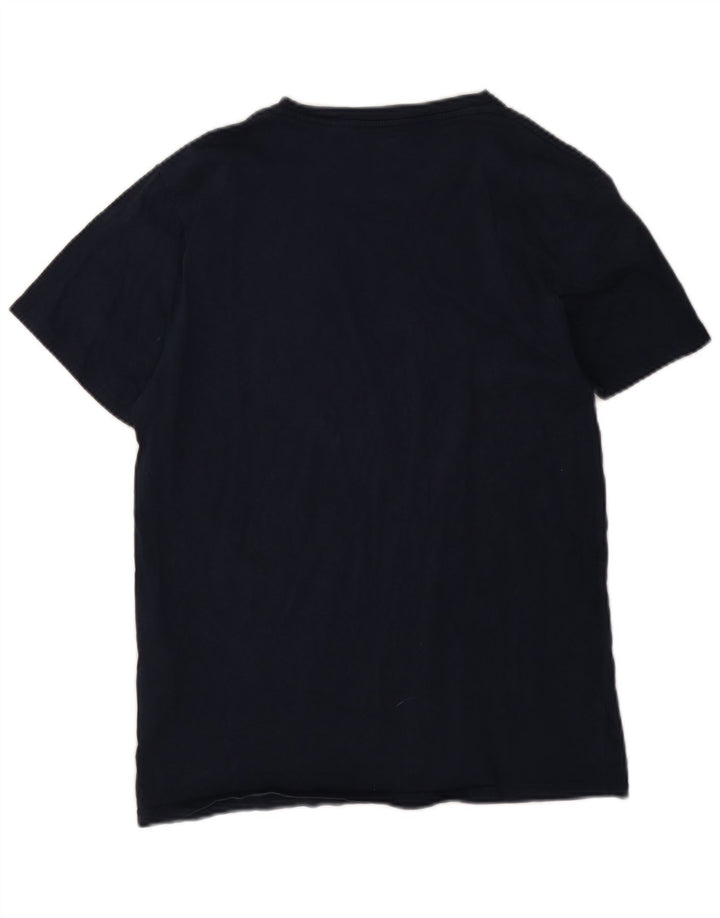 Tricou grafic pentru bărbați Levi's Top mediu din bumbac bleumarin