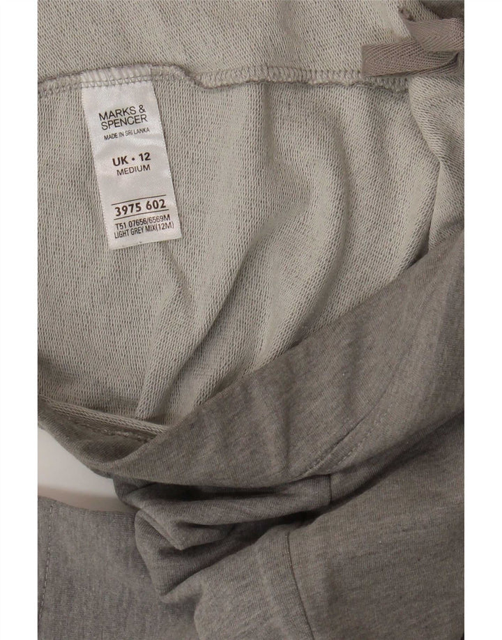 Pantaloni de trening pentru femei Marks & Spencer UK 12, bumbac gri mediu