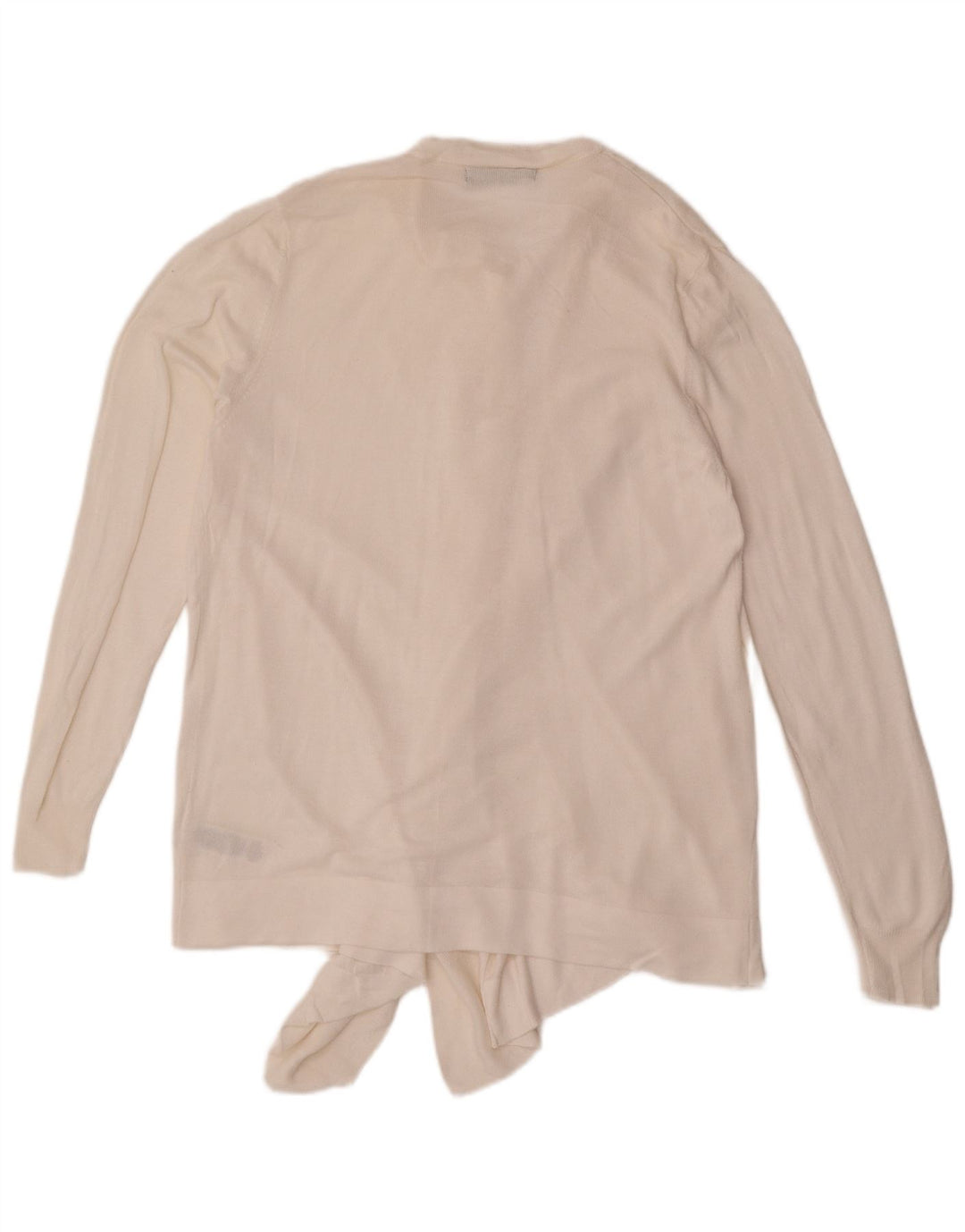 Pulover cardigan deschis pentru femei Marks & Spencer UK 14, mare, albă, viscoză