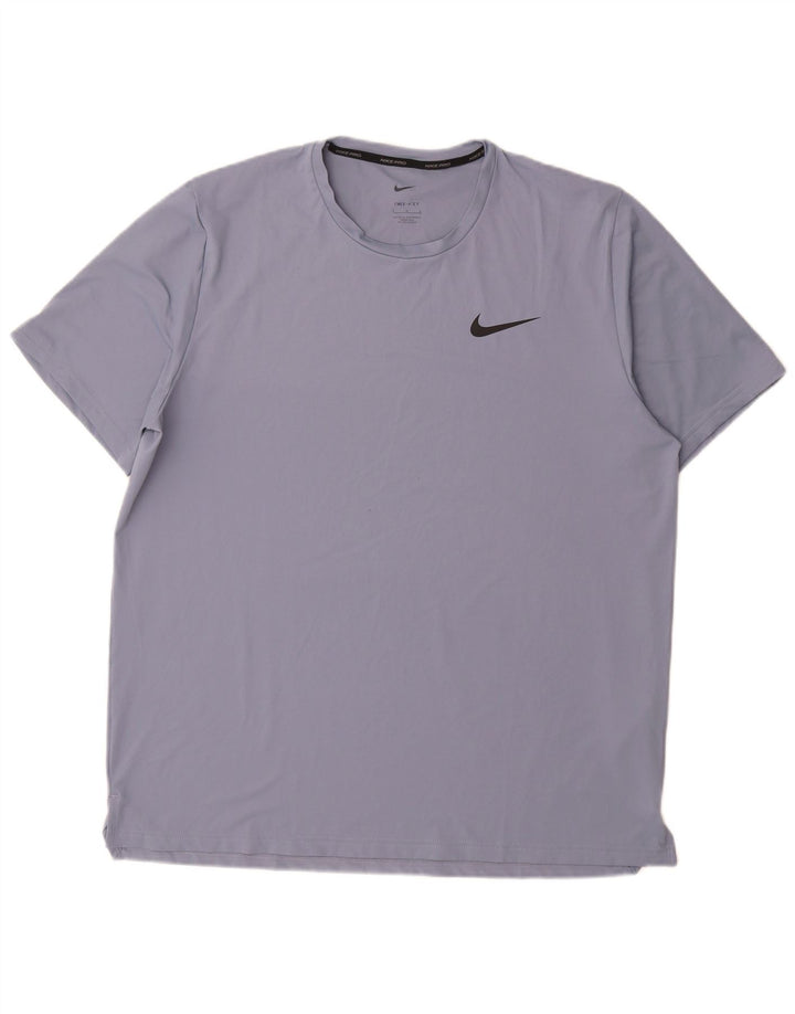 Tricou pentru bărbați Nike Dri Fit Top mare, albastru, poliester