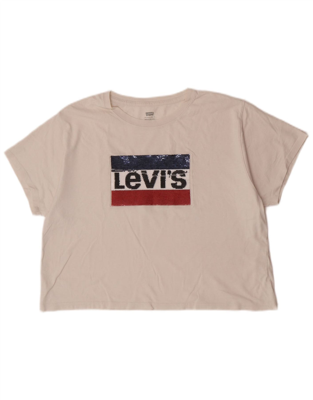 Tricou grafic Levi's pentru femei Top UK 14 Medium White