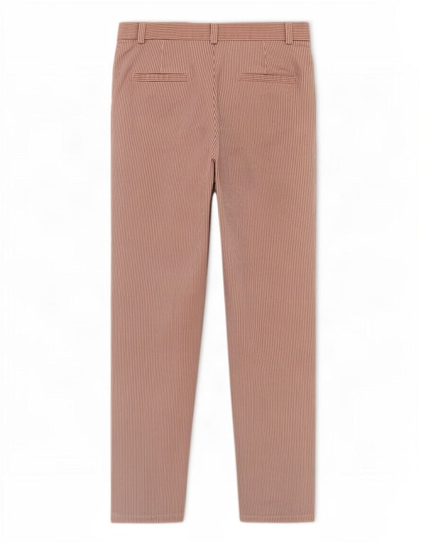 Pantaloni chino pentru femei Marks & Spencer UK 10 Small W30 L29 Pink Pinstripe
