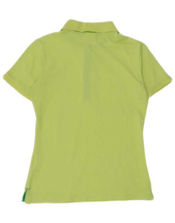 Tricou polo Champion pentru femei Heritage Fit UK 10, bumbac verde mic